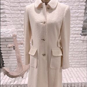 Vintage Rampage Wool Blend Cream Coat